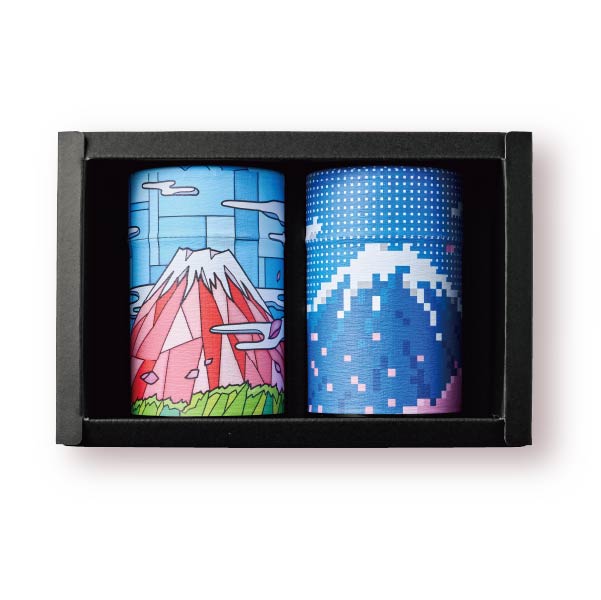 【清流】貼缶100g 2本セット （桜富士）